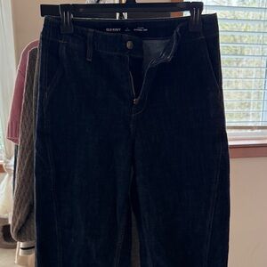 Old Navy Petite Women Barrel Dark Jeans